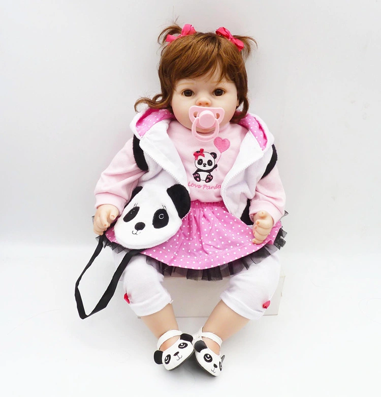 Quality Realistic Handmade Babies Dolls Girls Soft Vinyl Silicone Lifelike Kids Gifts Toys Age 3+ with En71 Certification