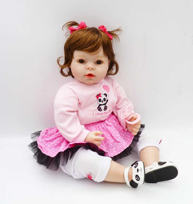 Quality Realistic Handmade Babies Dolls Girls Soft Vinyl Silicone Lifelike Kids Gifts Toys Age 3+ with En71 Certification